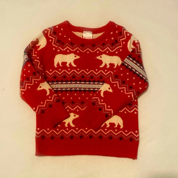 Hanna Anderson boys winter sweater size 4 - Picture 2 of 4